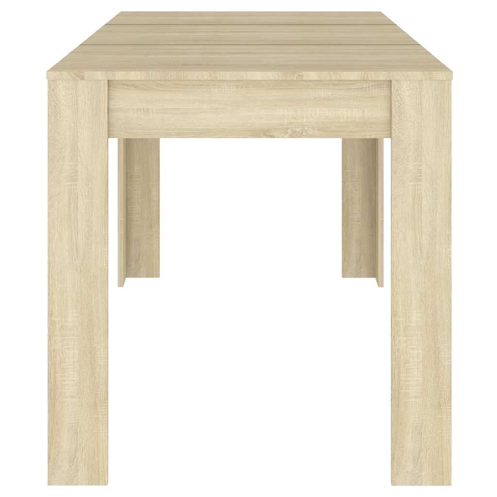 Τραπεζαρία Sonoma Δρυς 140 x 74,5 x 76 εκ. Επεξεργασμένο Ξύλο