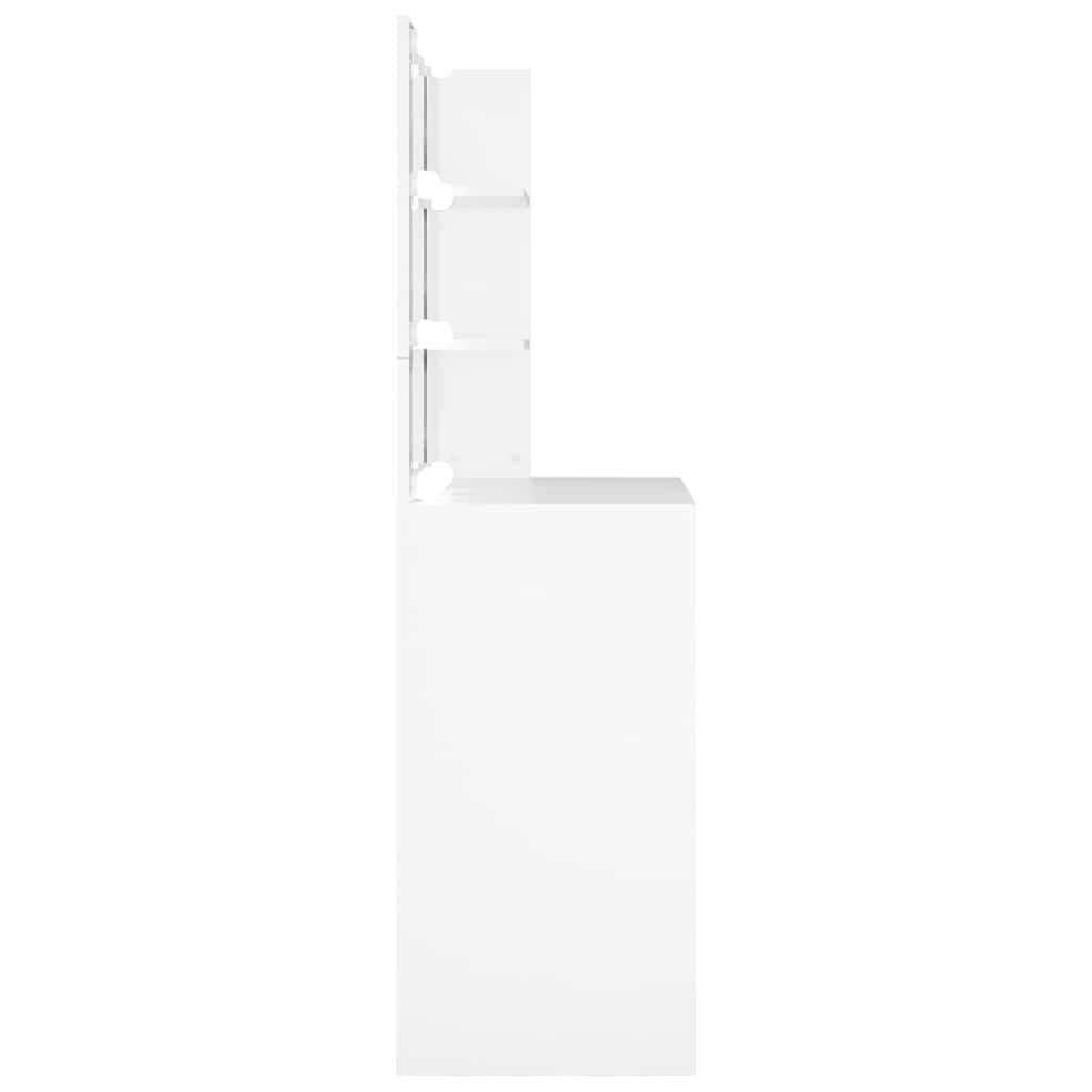 Μπουντουάρ με LED Λευκό 74,5 x 40 x 141 εκ.