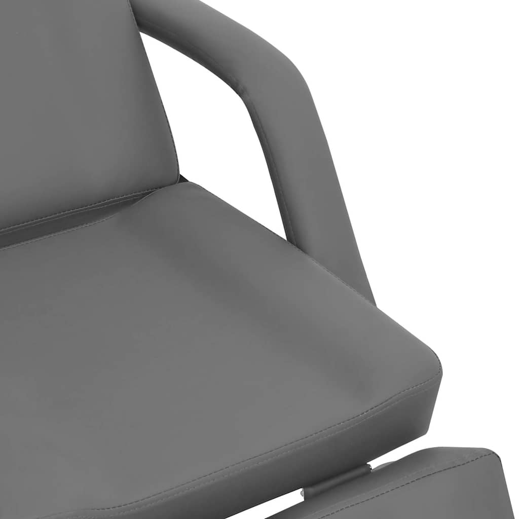 Καρέκλα Αισθητικής Γκρι 180 x 62 x 78 εκ. από Συνθετικό Δέρμα