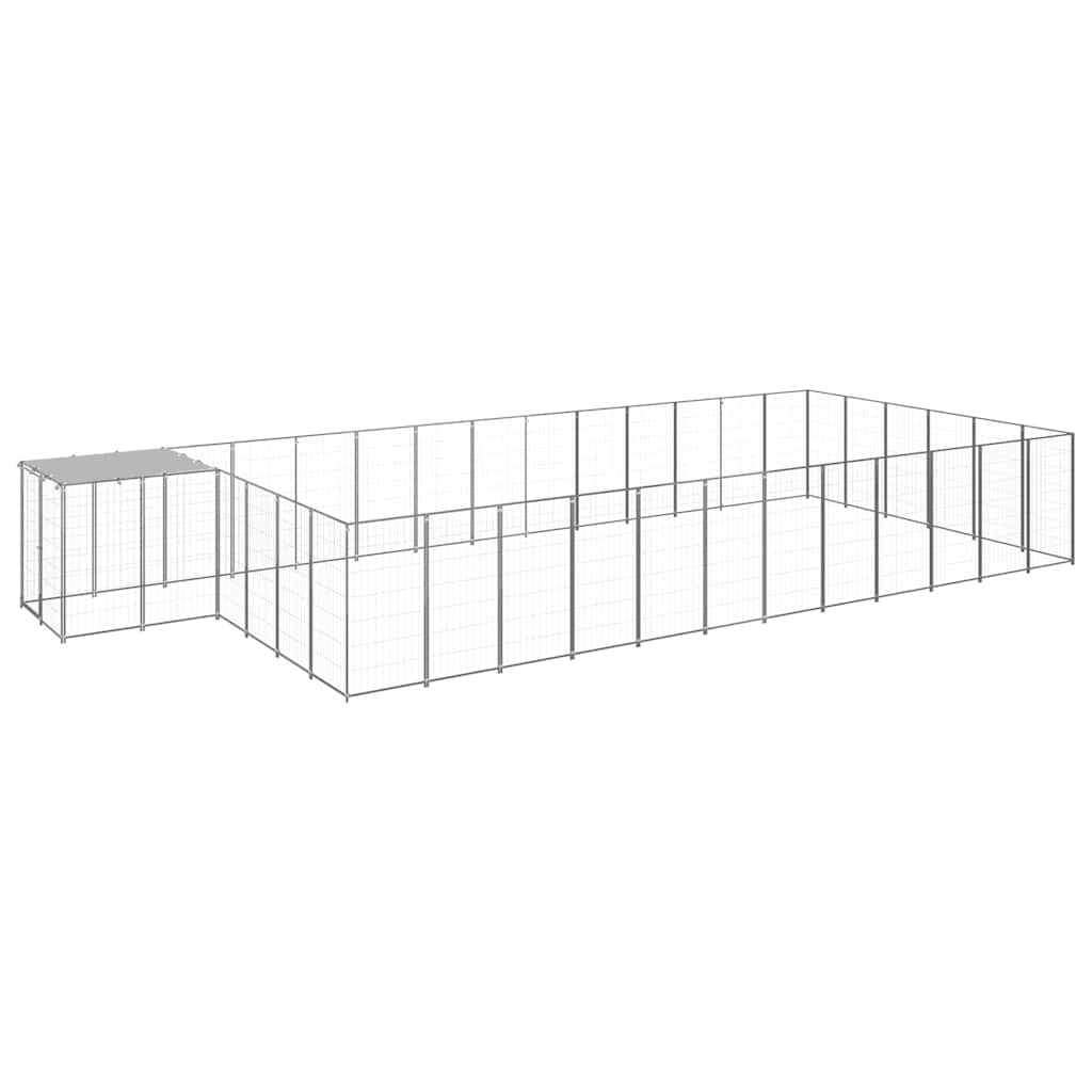 Σπιτάκι Σκύλου Ασημί 22,99 μ² Ατσάλινο