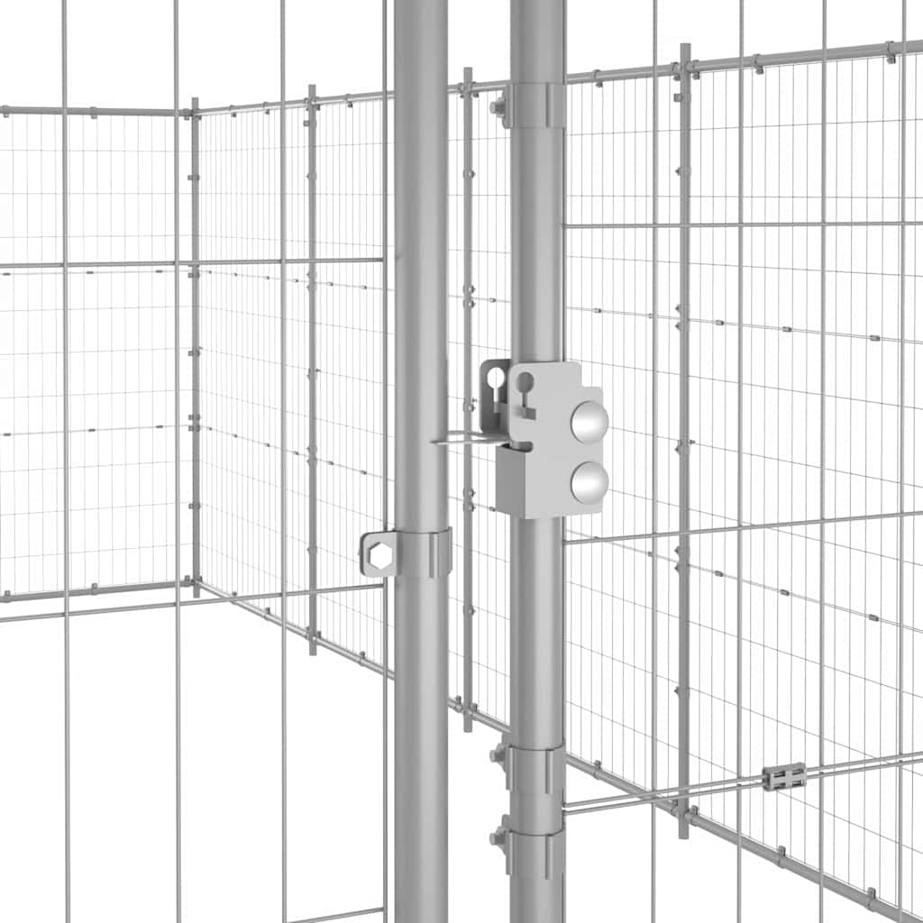 Κλουβί Σκύλου Εξωτερικού Χώρου 50,82 μ² από Γαλβανισμένο Χάλυβα