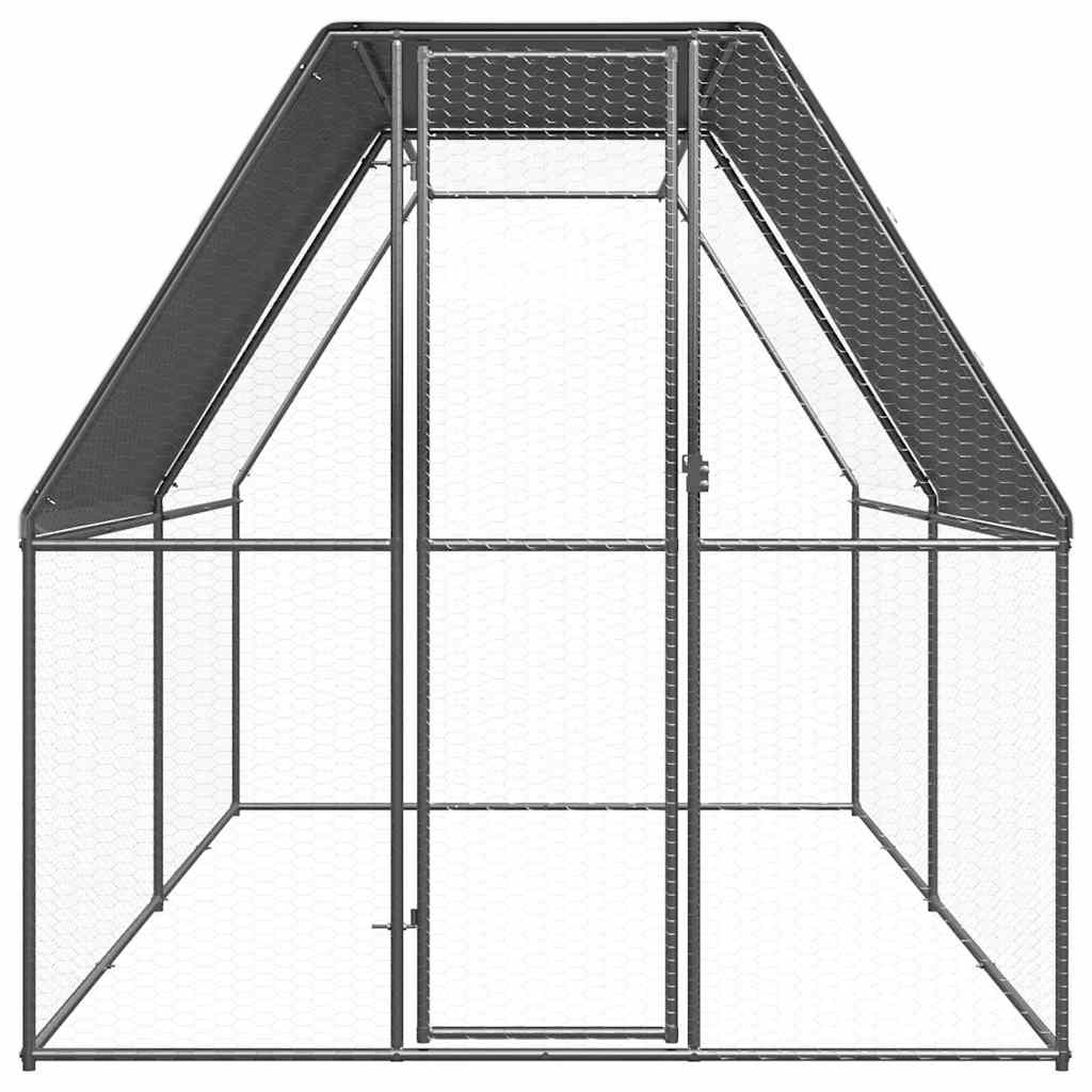 Κοτέτσι - Κλουβί Εξωτ. Χώρου 2x4x2 μ. από Γαλβανισμένο Χάλυβα