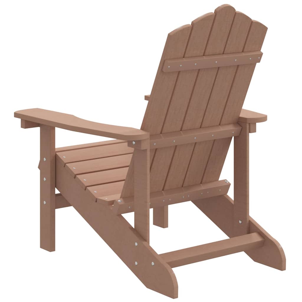 Καρέκλα Κήπου Adirondack Καφέ από HDPE – εικόνα προϊόντος 5
