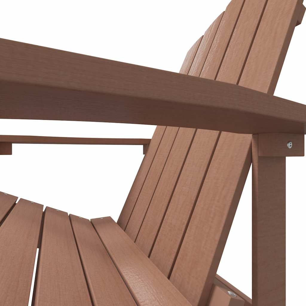Καρέκλα Κήπου Adirondack Καφέ από HDPE – εικόνα προϊόντος 6