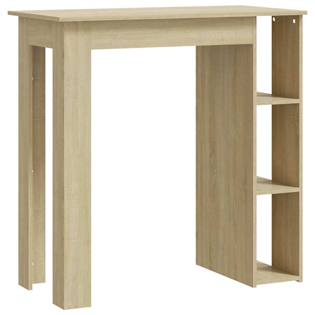Τραπέζι Κονσόλα με Ράφι Sonoma Δρυς 102x50x103,5εκ Επεξ. Ξύλο