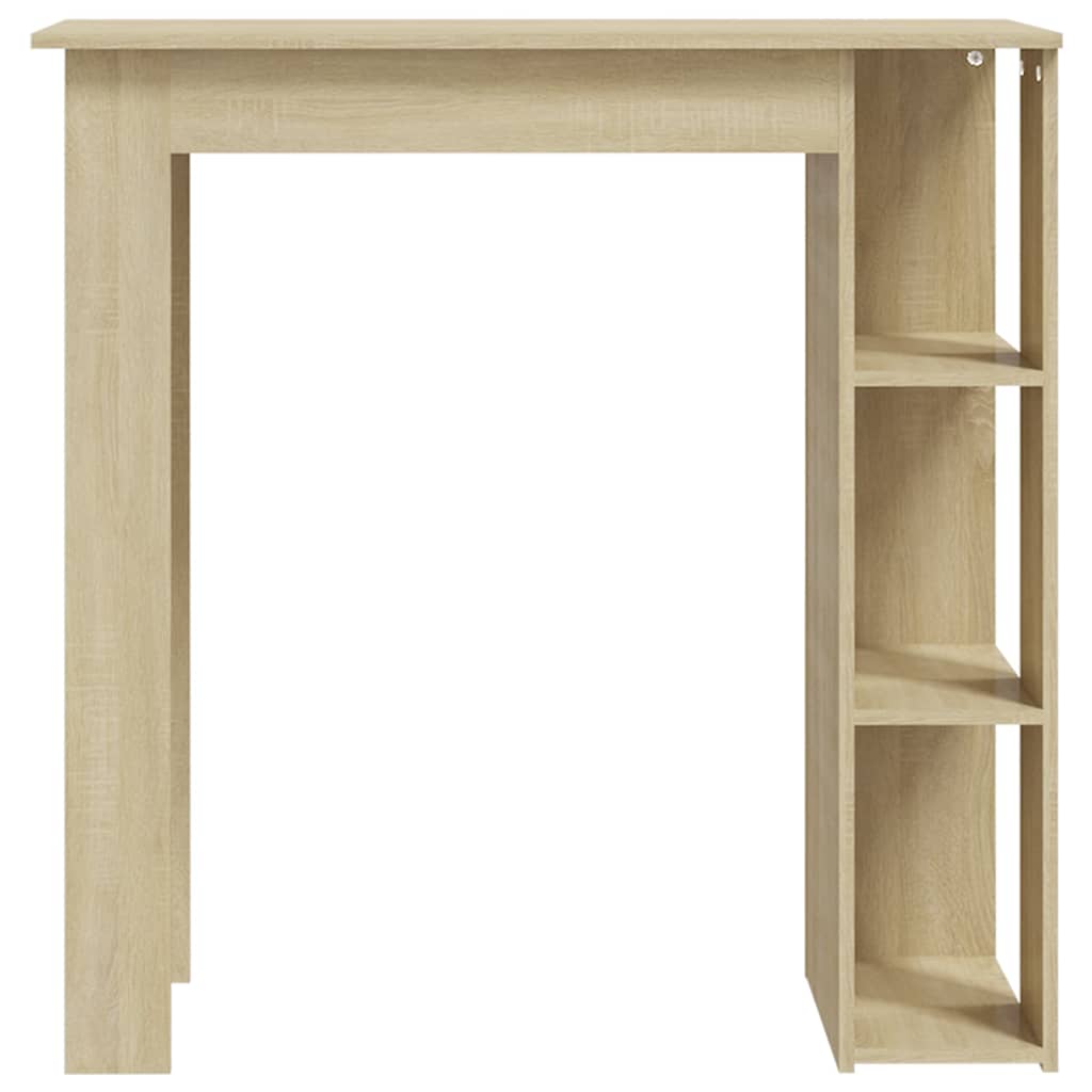 Τραπέζι Κονσόλα με Ράφι Sonoma Δρυς 102x50x103,5εκ Επεξ. Ξύλο