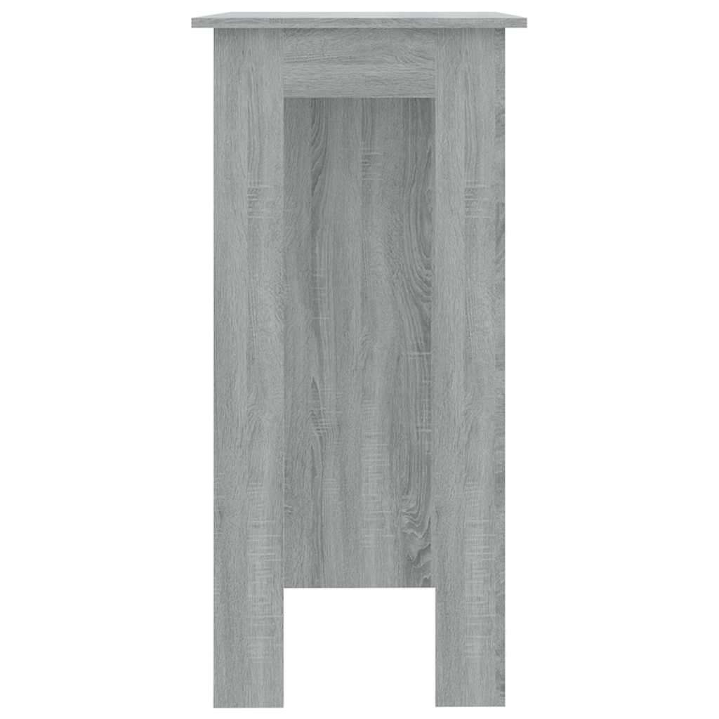 Τραπέζι Κονσόλα Γκρι Sonoma 102x50x103,5 εκ. από Επεξεργ. Ξύλο