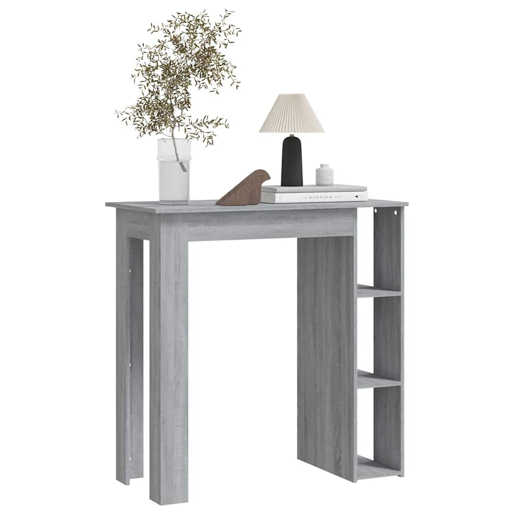 Τραπέζι Κονσόλα Γκρι Sonoma 102x50x103,5 εκ. από Επεξεργ. Ξύλο