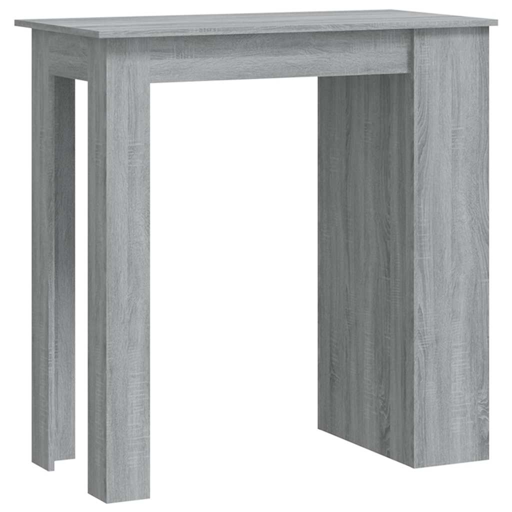 Τραπέζι Μπαρ με Ράφια Sonoma Δρυς 102x50x103,5εκ. Επεξεργ. Ξύλο