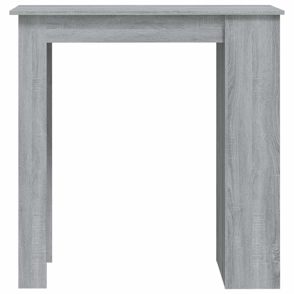 Τραπέζι Μπαρ με Ράφια Sonoma Δρυς 102x50x103,5εκ. Επεξεργ. Ξύλο