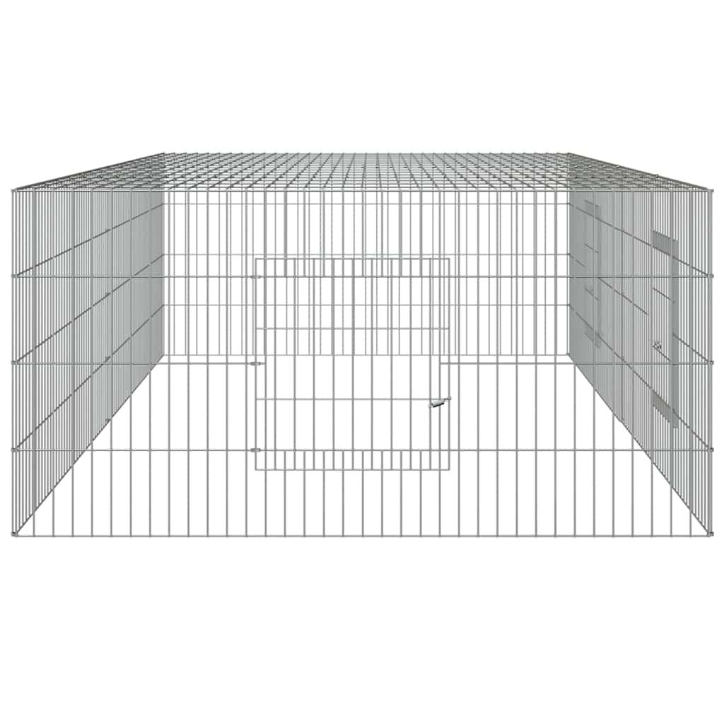 Κλουβί Κουνελιών 2 Πάνελ 220x110x55 εκ. από Γαλβανισμένο Σίδερο