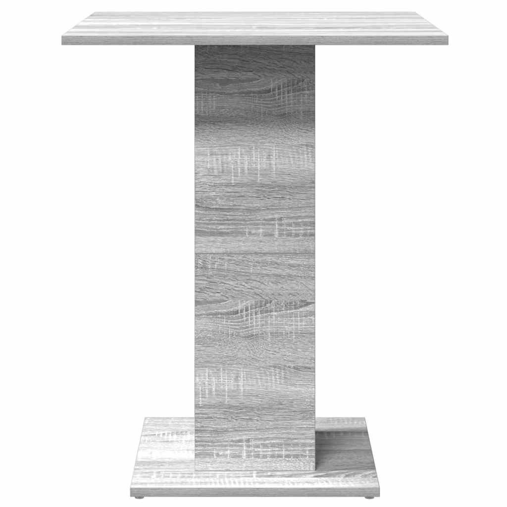 Τραπέζι Bistro Γκρι Sonoma 60x60x75 εκ. από Επεξεργασμένο Ξύλο