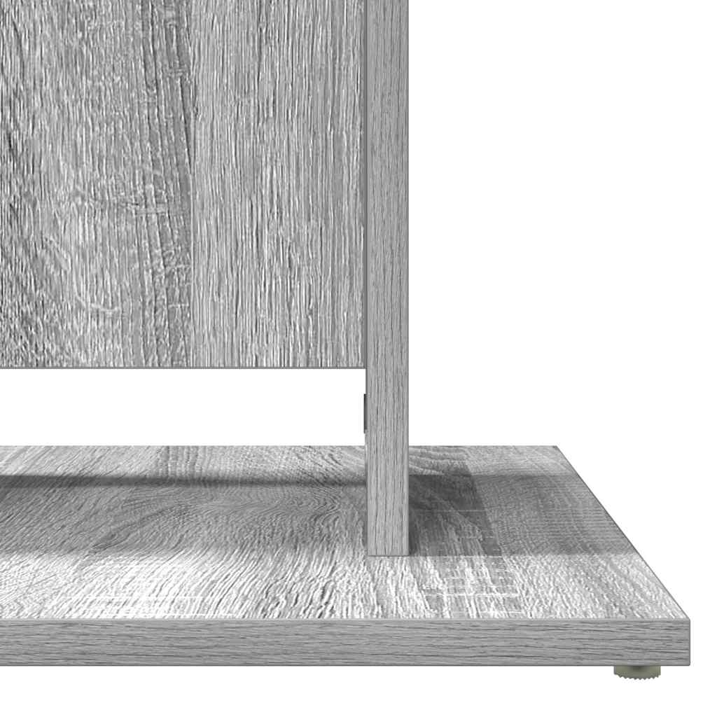 Τραπέζι Bistro Γκρι Sonoma 60x60x75 εκ. από Επεξεργασμένο Ξύλο