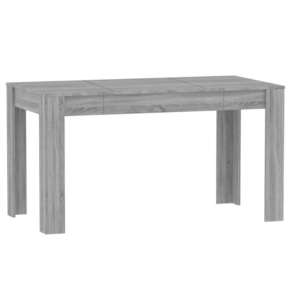 Τραπεζαρία Γκρι Sonoma 140 x 74,5 x 76 εκ. Επεξεργασμένο Ξύλο