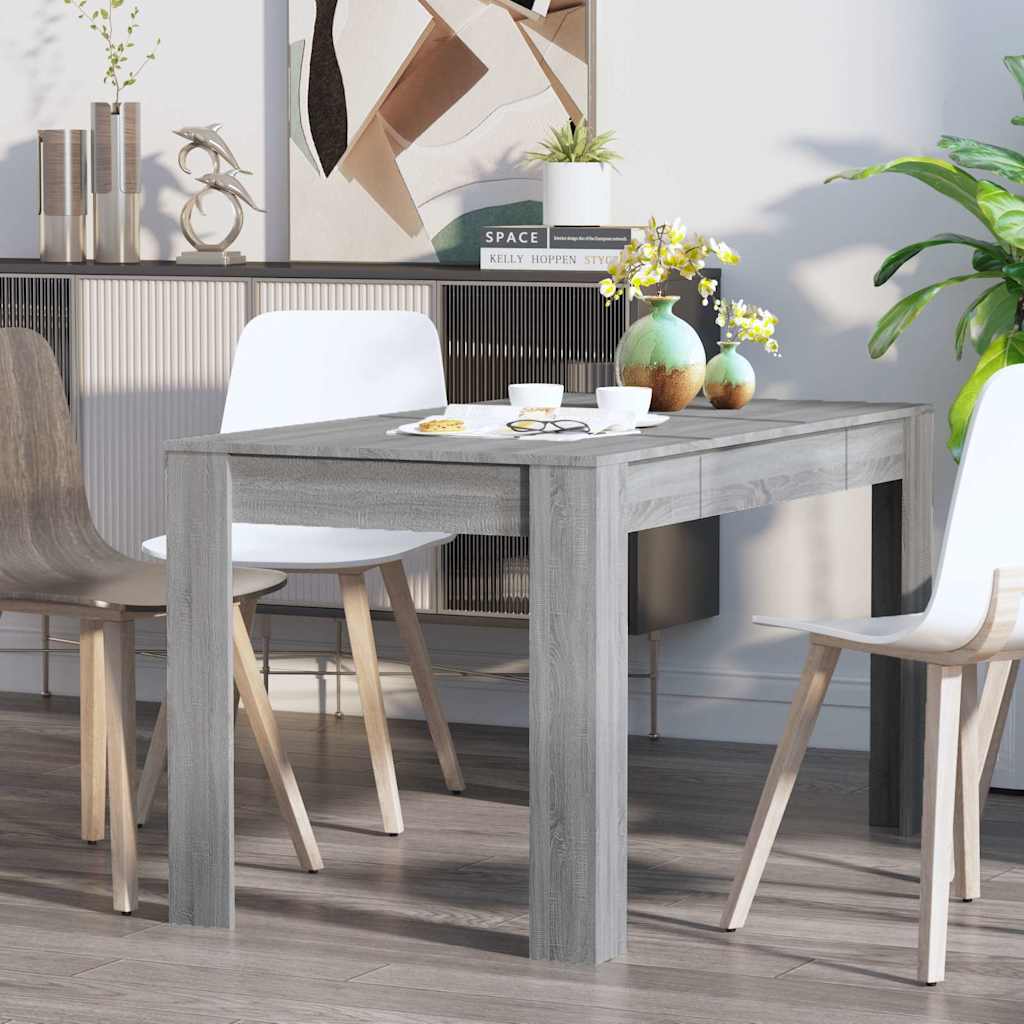 Τραπεζαρία Γκρι Sonoma 140 x 74,5 x 76 εκ. Επεξεργασμένο Ξύλο