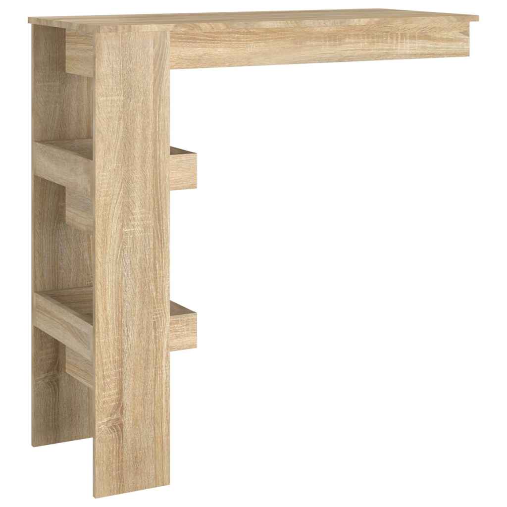 Τραπέζι Μπαρ Τοίχου Sonoma Δρυς 102x45x103,5 εκ. Επεξεργ. Ξύλο