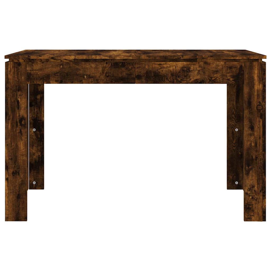 Τραπέζι Τραπεζαρίας Καπνιστή Δρυς 120x60x76 εκ. Επεξ. Ξύλο