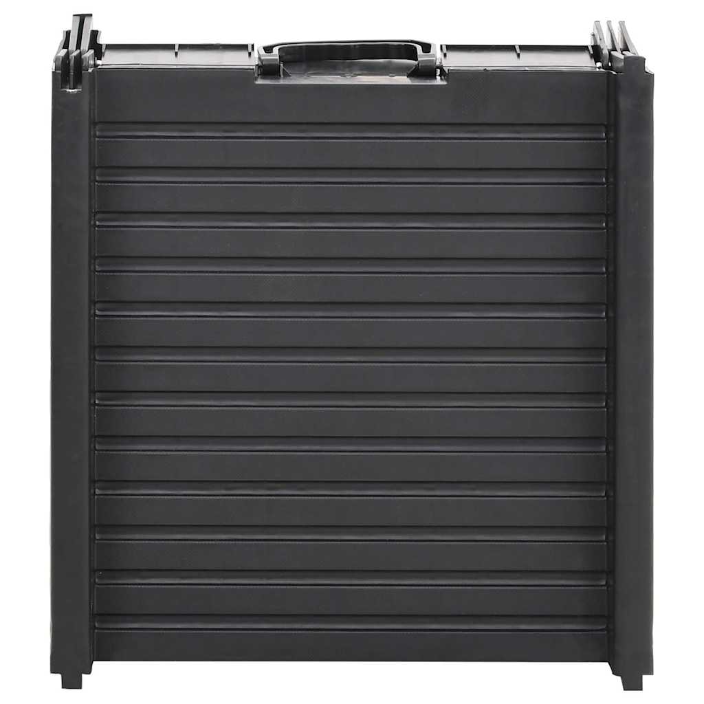 Ράμπα Σκύλου Πτυσσόμενη Μαύρη 153 x 40 x 12,5 εκ. από Πλαστικό