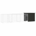 Κοτέτσι - Κλουβί Ανθρακί 400x91x100 εκ. από Γαλβανισμένο Χάλυβα