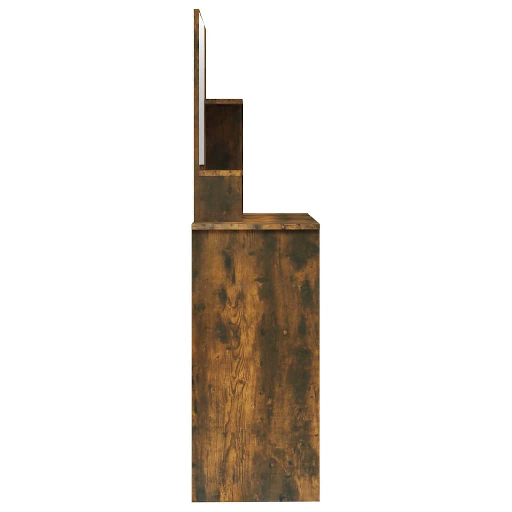Μπουντουάρ με Καθρέπτη Καπνιστή Δρυς 86,5 x 35 x 136 εκ.