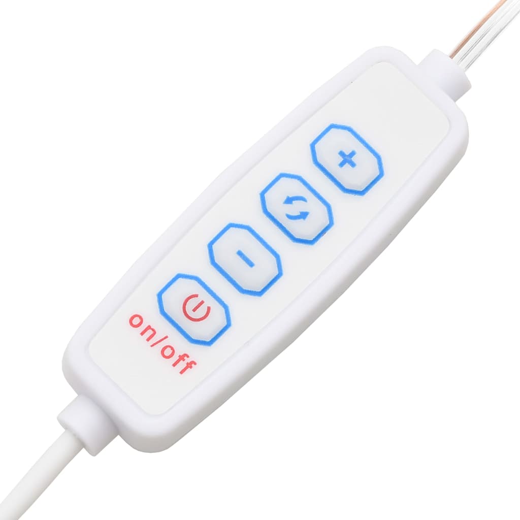 Μπουντουάρ Σετ με LED Γυαλιστερό λευκό από Επεξεργασμένο Ξύλο