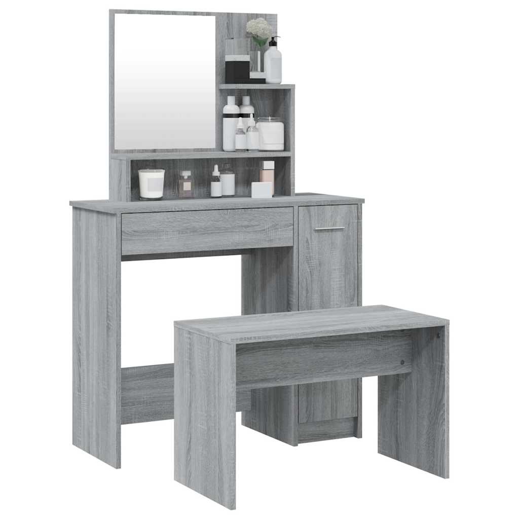 Μπουντουάρ Σετ Γκρι Sonoma 86,5x35x136 εκ.