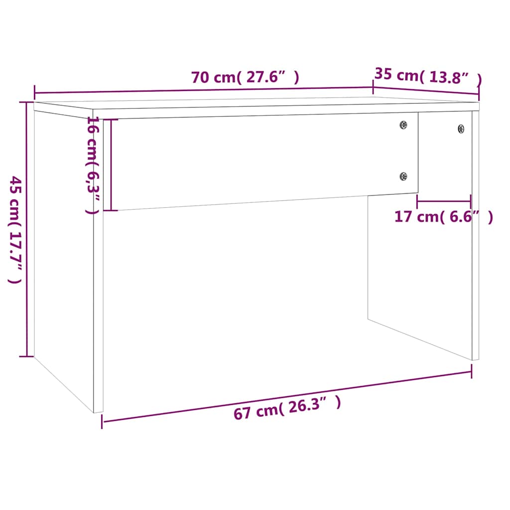 Μπουντουάρ Σετ Γκρι Sonoma 86,5x35x136 εκ.