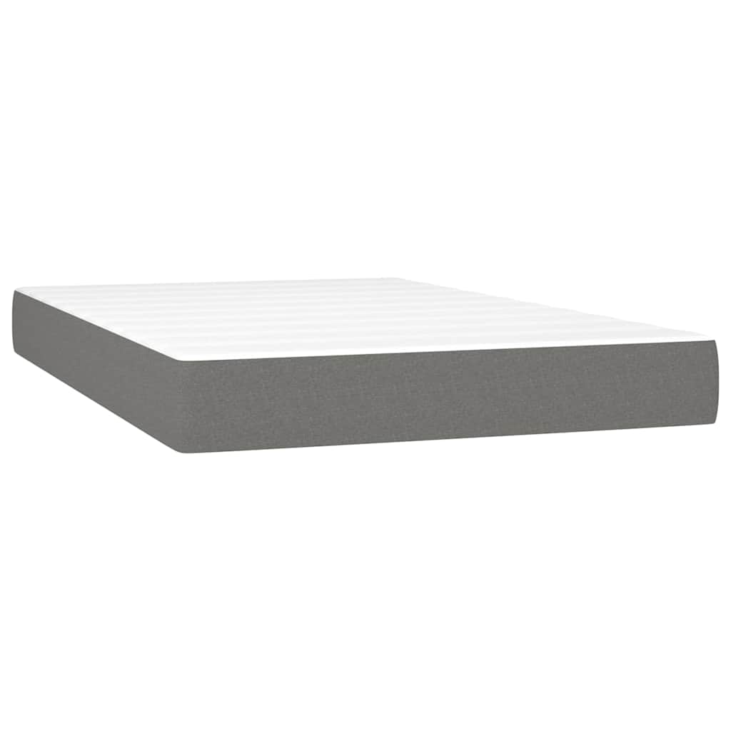 Στρώμα με Pocket Springs Μεσαίας Σκληρότητας Σκούρο Γκρι 120x200x20 εκ. Υφασμάτινο