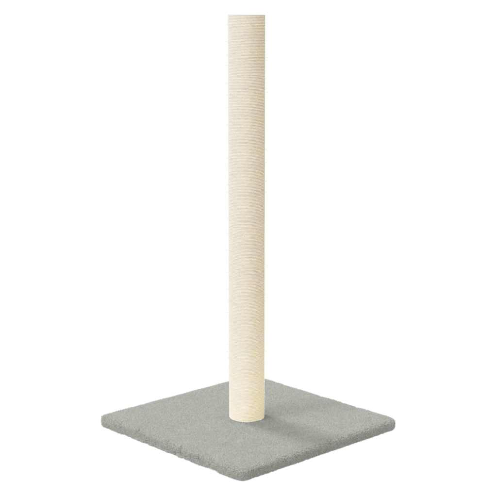 Στύλος Ξυσίματος για Γάτες Ανοιχτό Γκρι 35x35x70 εκ.