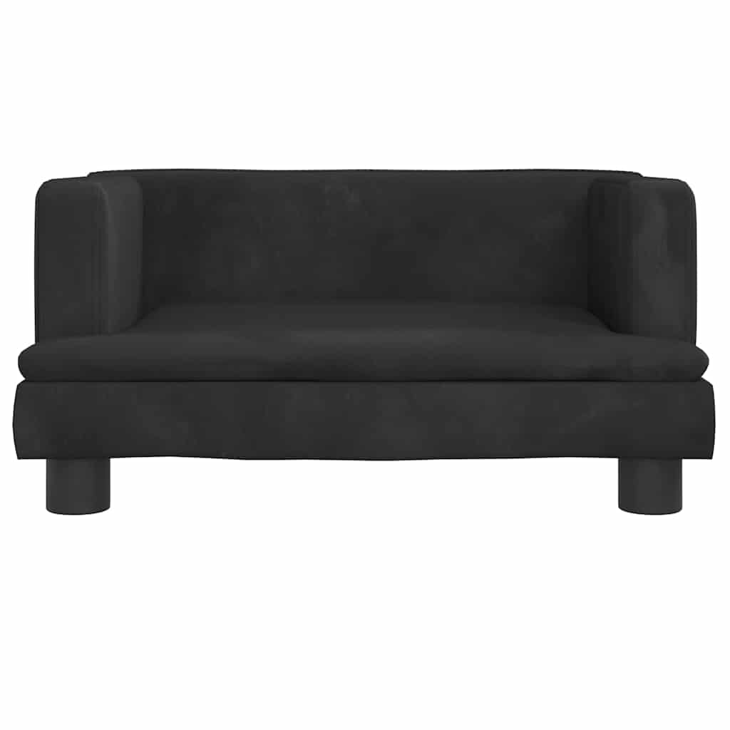 Κρεβάτι Σκύλου Μαύρο 60 x 40 x 30 εκ. Βελούδινο