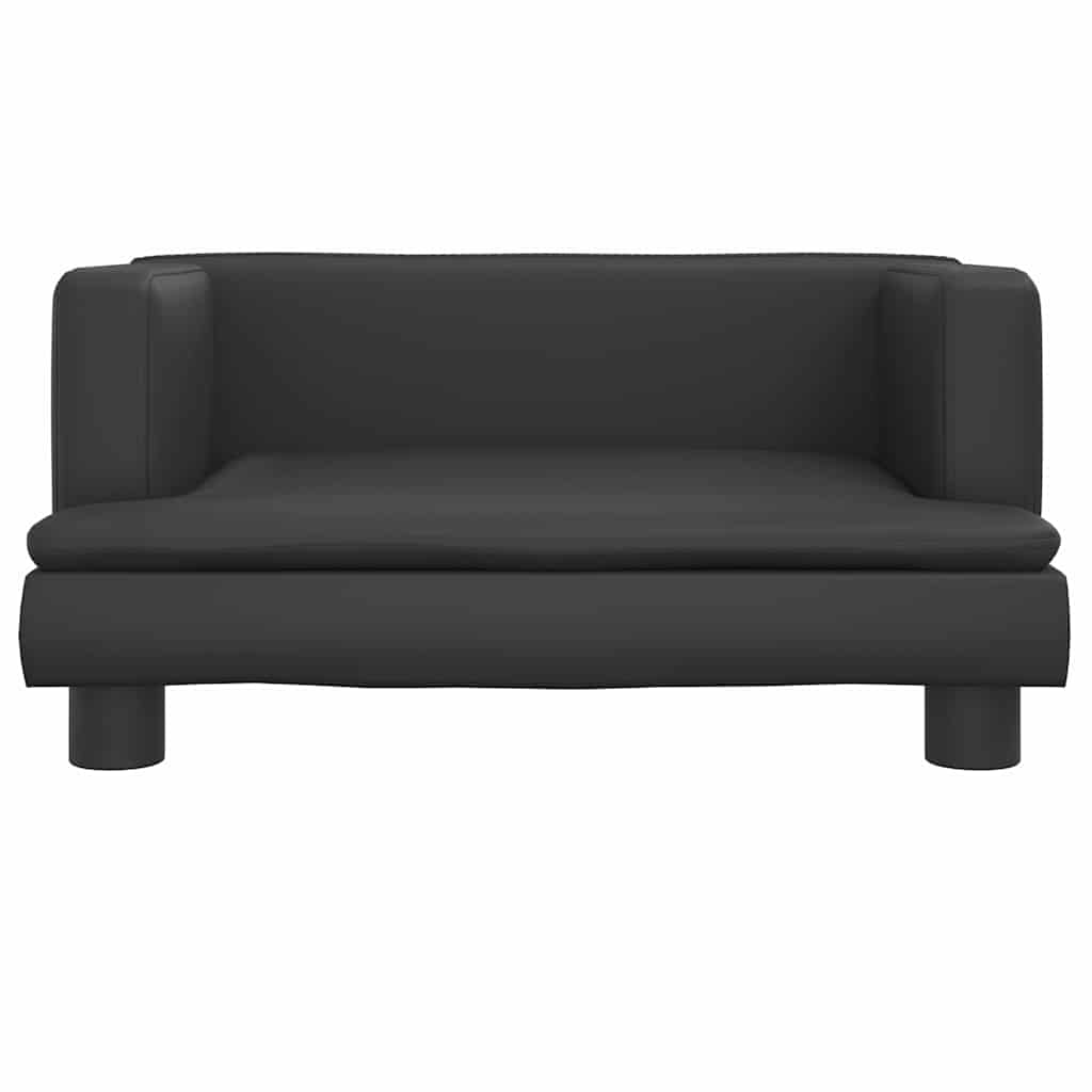 Κρεβάτι Σκύλου Μαύρο 60 x 40 x 30 εκ. από Συνθετικό Δέρμα