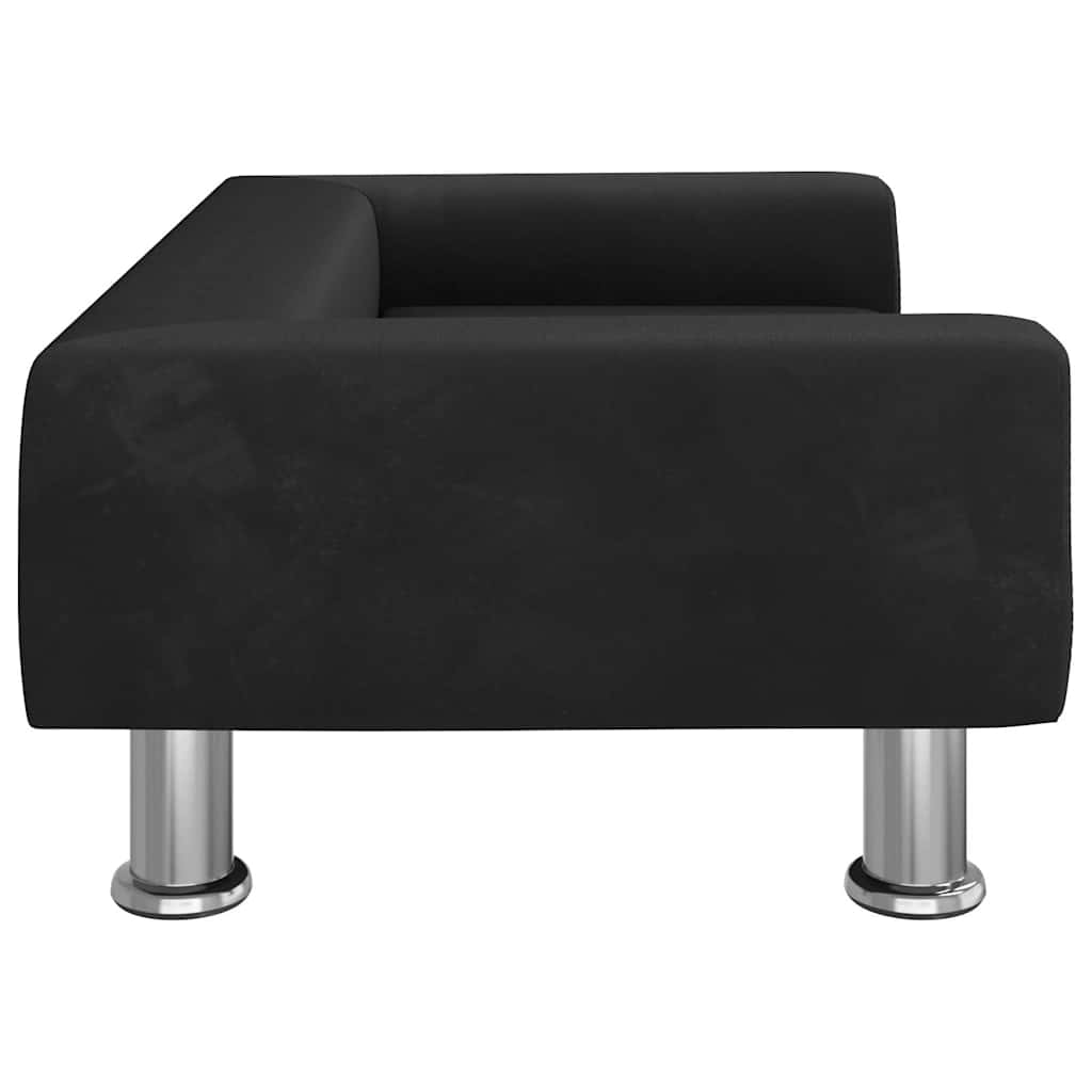 Κρεβάτι Σκύλου Μαύρο 70 x 45 x 26.5 εκ. Βελούδινο