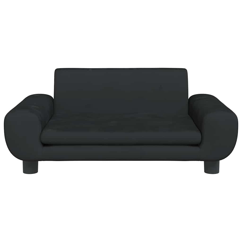 Κρεβάτι Σκύλου Μαύρο 70 x 45 x 33 εκ. Βελούδινο