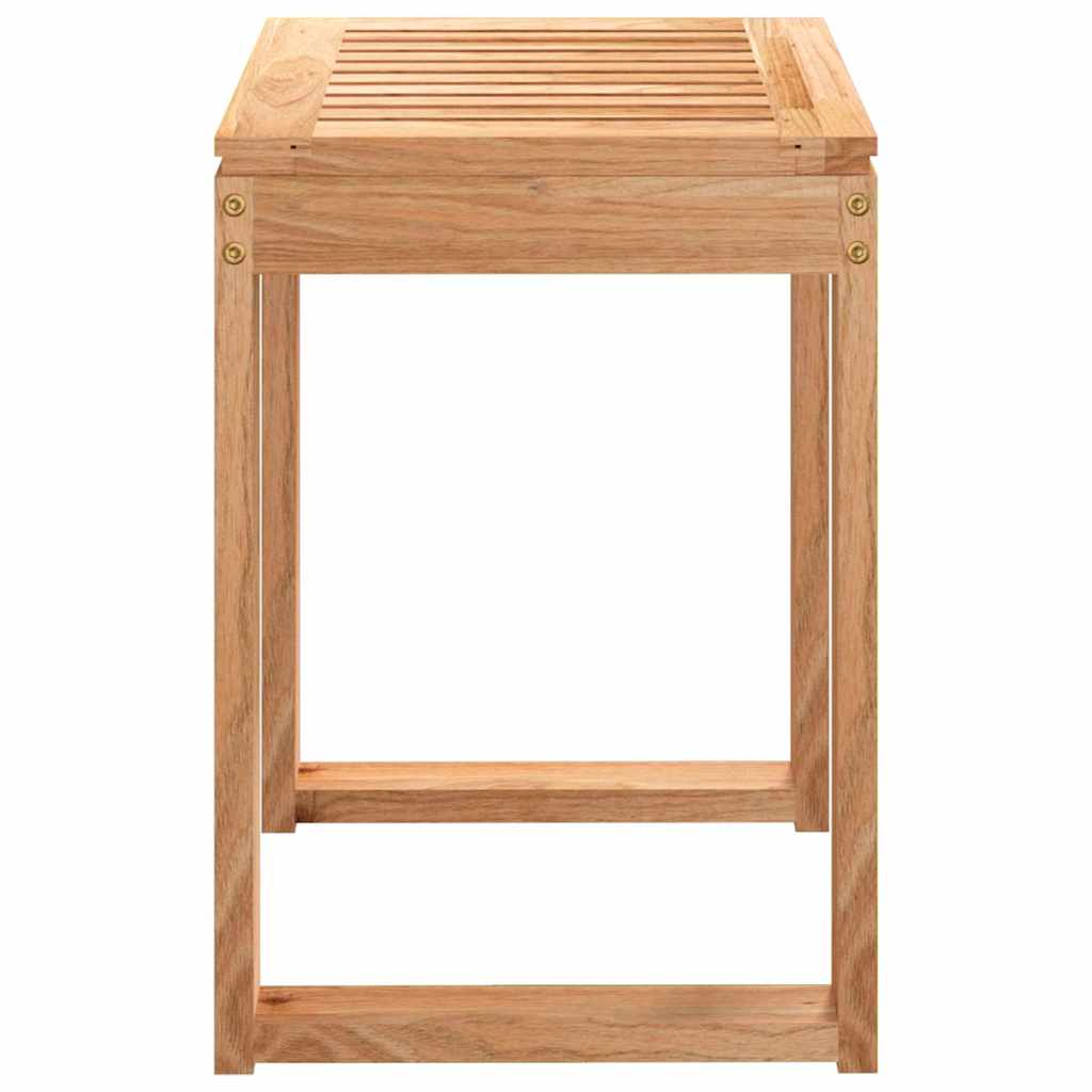 Σκαμπό Μπάνιου 40 x 30 x 46 εκ. από Μασίφ Ξύλο Καρυδιάς