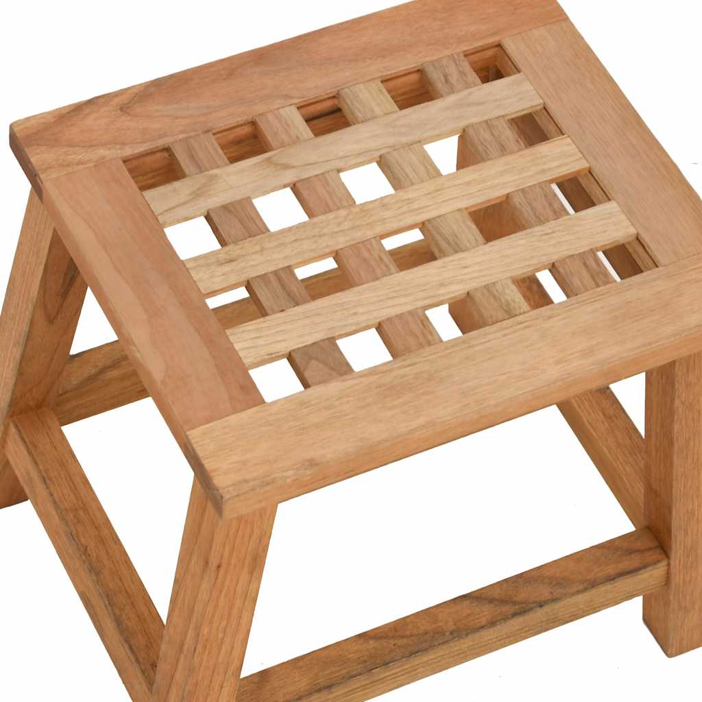 Σκαμπό 29x22,5x25,5 εκ. Μασίφ Ξύλο Καρυδιά