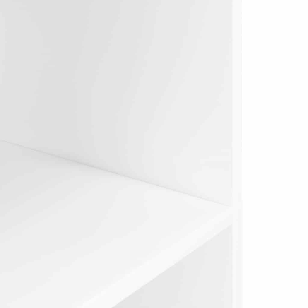 Βάση Ενυδρείου Λευκή 80 x 35 x 60 εκ. από Επεξεργασμένο Ξύλο