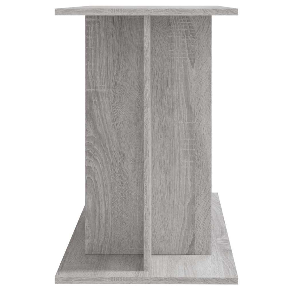 Βάση Ενυδρείου Γκρι Sonoma 100x40x60 εκ. από Επεξεργασμένο Ξύλο