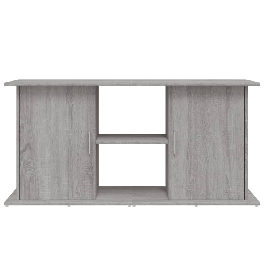 Βάση Ενυδρείου Γκρι Sonoma 121x41x58 εκ. από Επεξεργασμένο Ξύλο