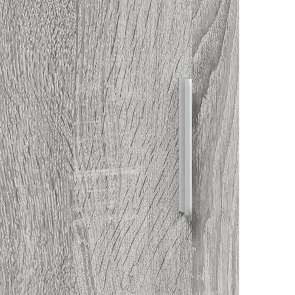 Βάση Ενυδρείου Γκρι Sonoma 121x41x58 εκ. από Επεξεργασμένο Ξύλο