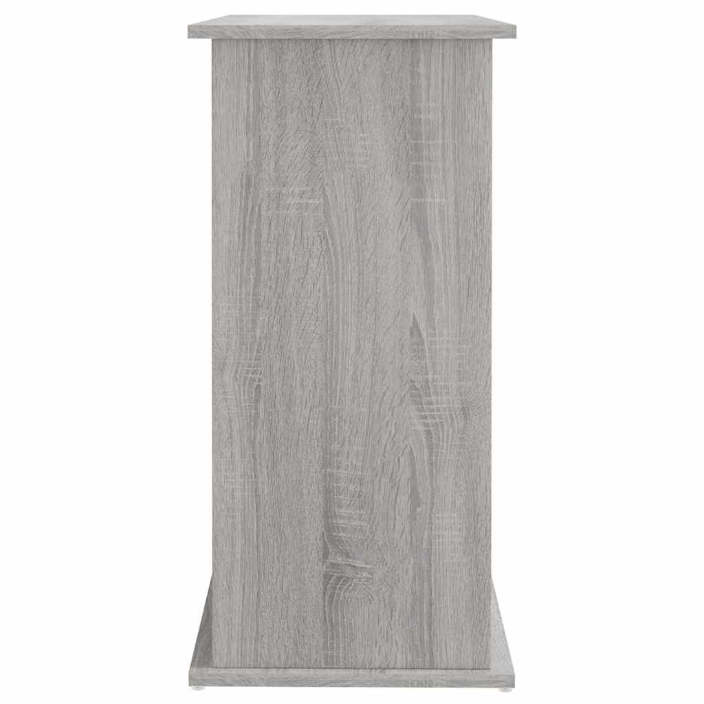Βάση Ενυδρείου Γκρι Sonoma 81x36x73 εκ. από Επεξεργασμένο Ξύλο