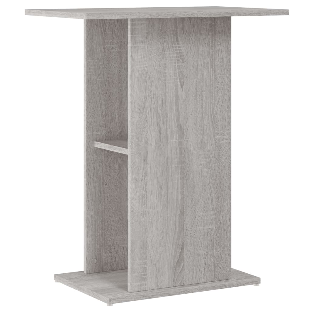 Βάση Ενυδρείου Γκρι Sonoma 60,5x36x72,5 εκ. Επεξεργασμένο Ξύλο