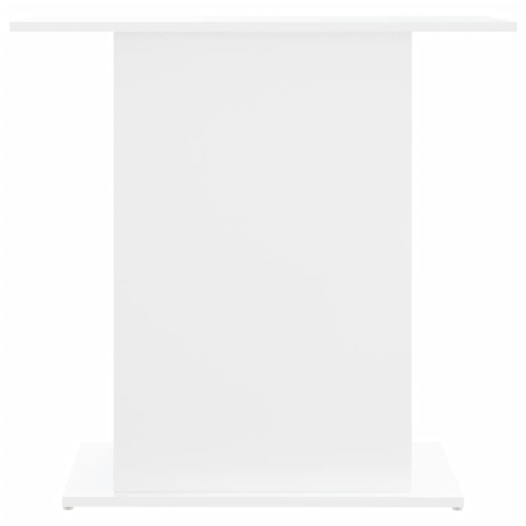 Βάση Ενυδρείου Λευκή 75x36x72,5 εκ. από Μηχανικά επεξεργασμένο ξύλο