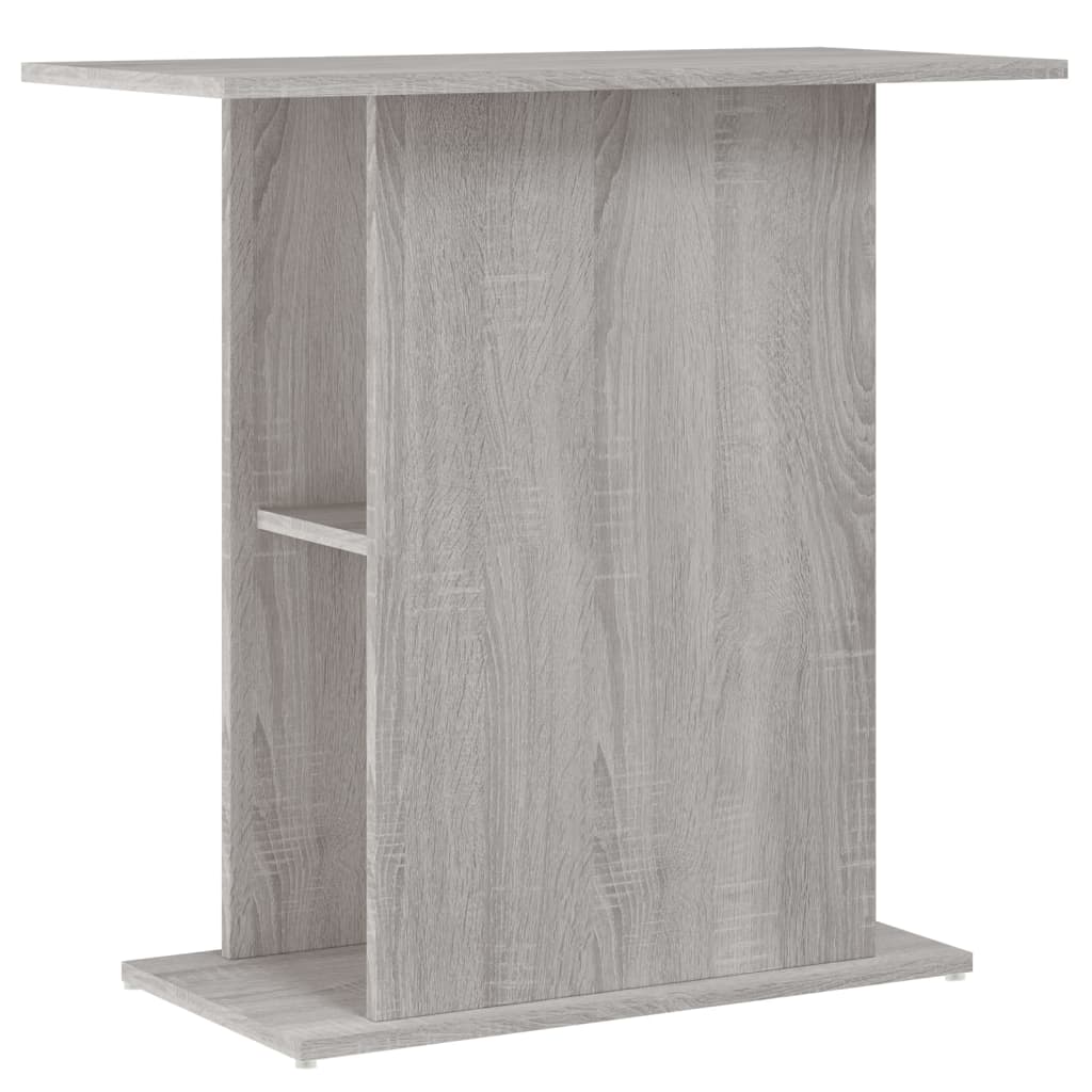 Βάση Ενυδρείου Γκρι Sonoma 75x36x72,5 εκ. Επεξεργασμένο Ξύλο