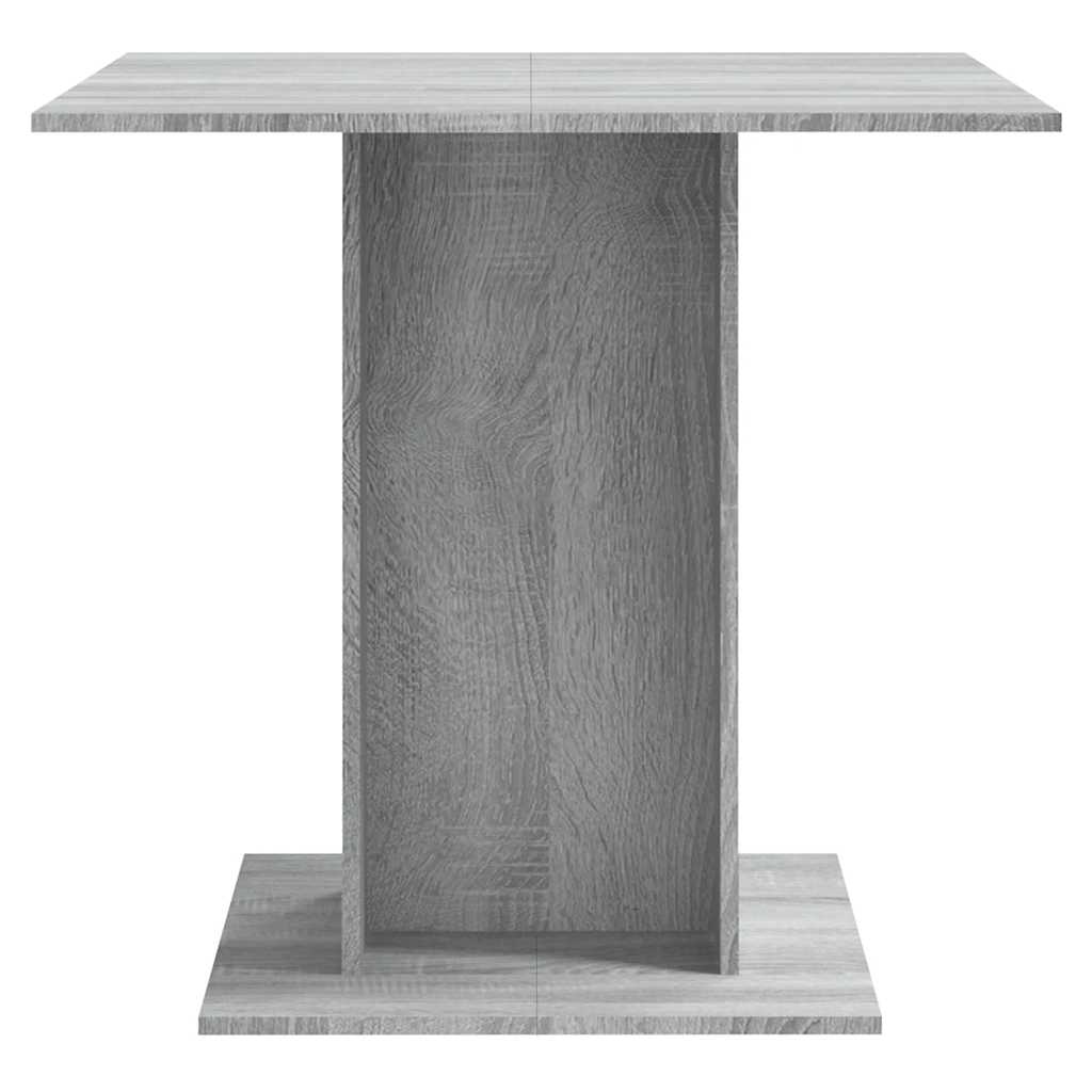 Τραπεζαρία Γκρι Sonoma 80x80x75 εκ. από Επεξεργασμένο Ξύλο