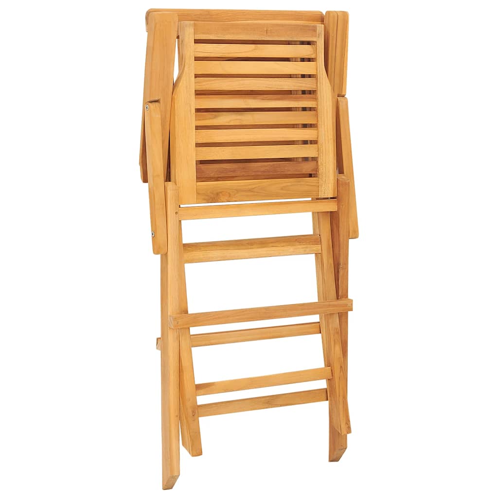 Πτυσσόμενες Καρέκλες 8 τεμ. 56x63x90 εκ. Μασίφ Ξύλο Teak – εικόνα προϊόντος 2