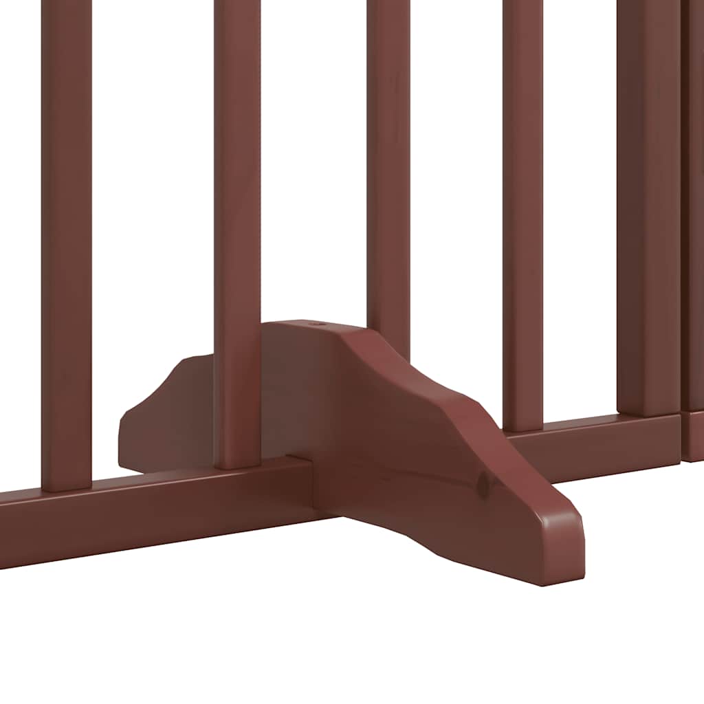 Διαχωριστικό Σκύλων/Πόρτα Πτυσσόμενο 15 Πάνελ 750εκ Ξύλο Λεύκας