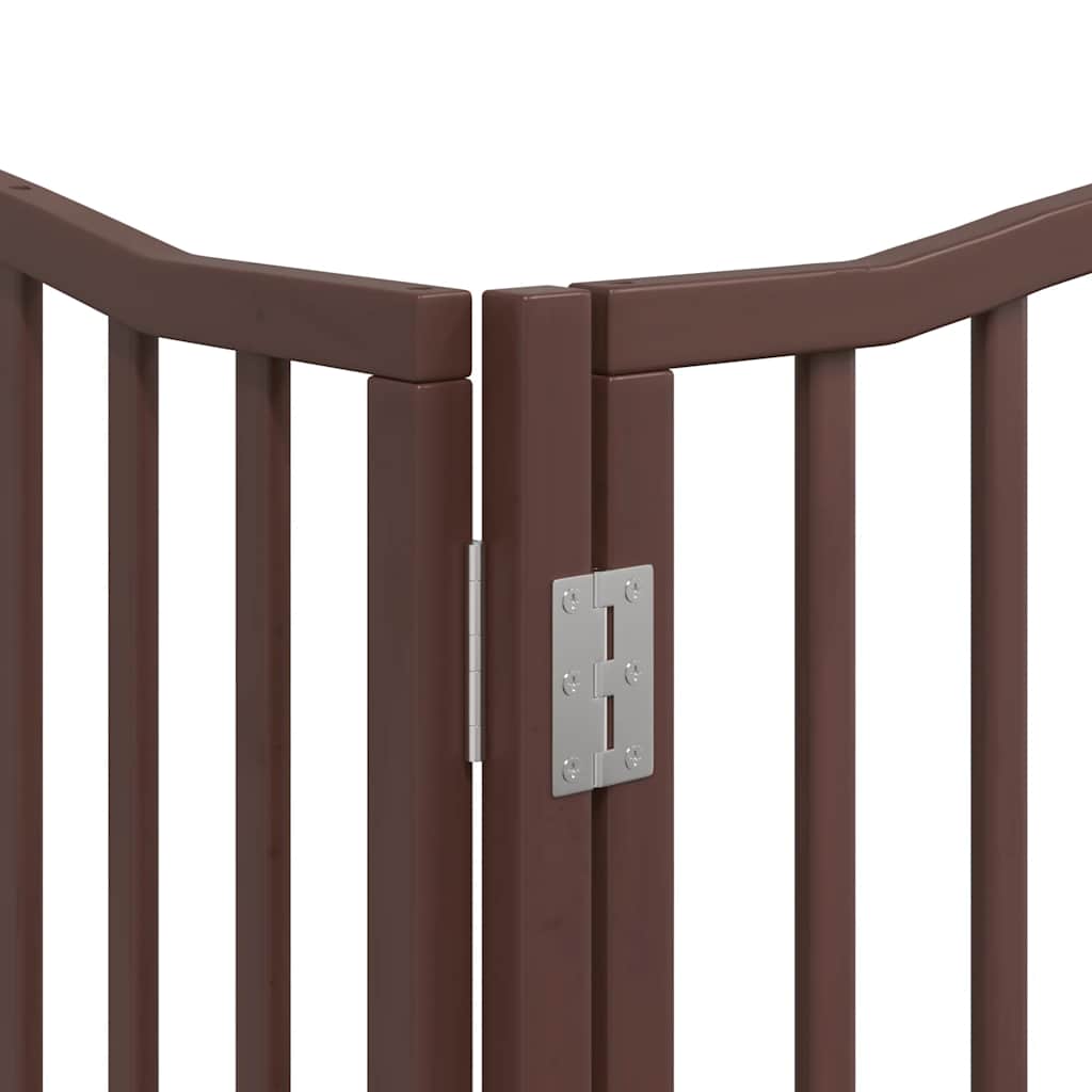 Διαχωριστικό Σκύλων/Πόρτα Πτυσσόμενο 10 Πάνελ 800εκ Ξύλο Λεύκας