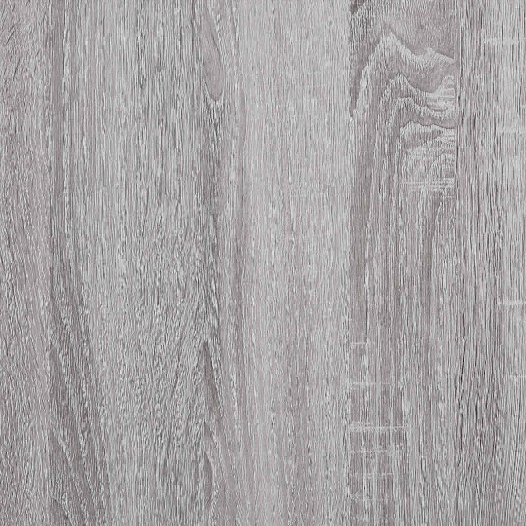Μπουντουάρ με Καθρέφτη Γκρι Sonoma 90x50x132,5 εκ. Επεξ. Ξύλο