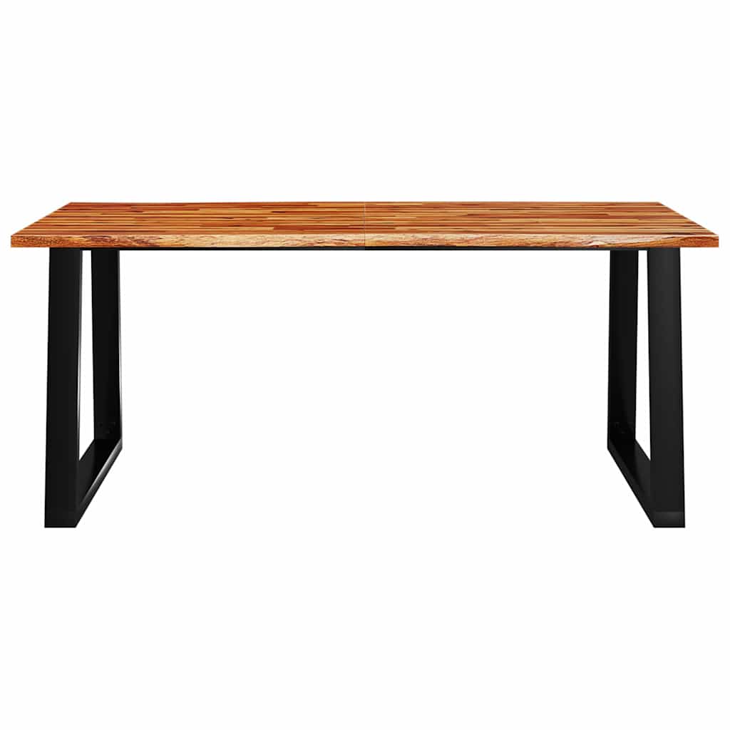 Τραπεζαρία με Φυσικό Περίγραμμα 180x90x75 εκ Μασίφ Ξύλο Ακακίας