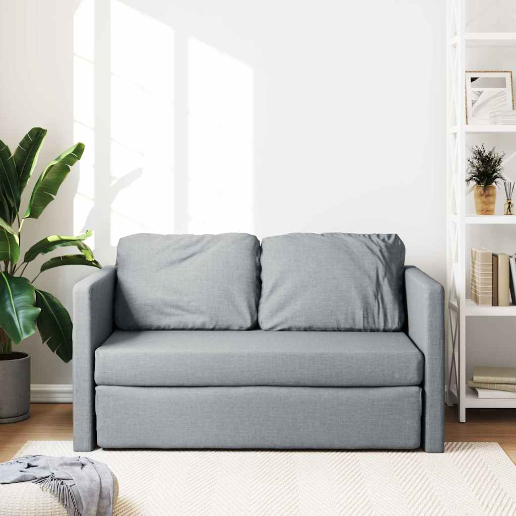 Καναπές-Κρεβάτι Δαπέδου 2 σε 1 Αν. Γκρι 112x174x55 εκ. Ύφασμα